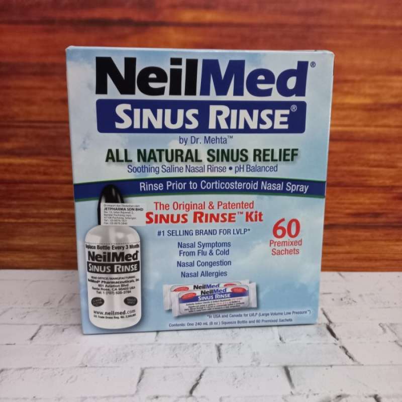 Promo Neilmed Sinus Rinse kit 60 sachet Diskon 23% di Seller DENTA TOYS ...
