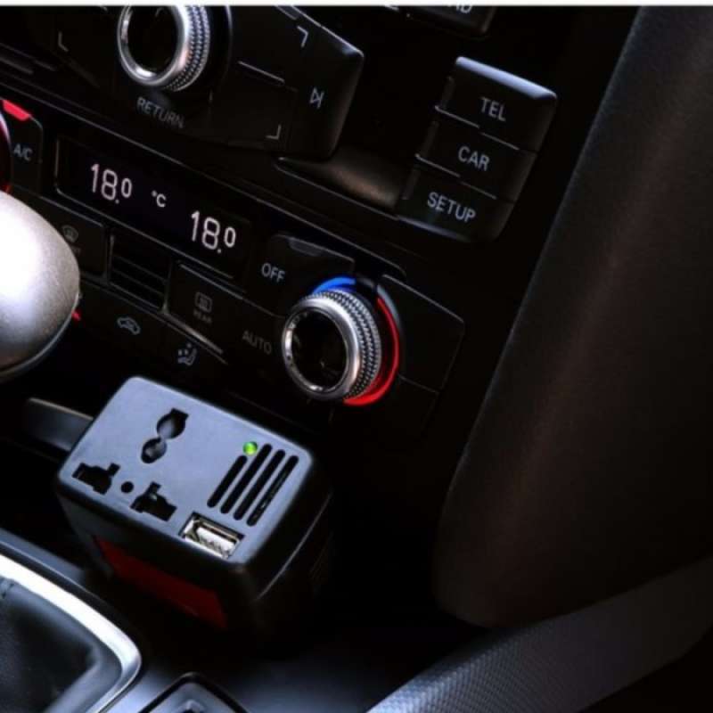 Jual TAFFWARE POWER CAR INVERTER PENGUBAH TEGANGAN DC KE AC PADA MOBIL