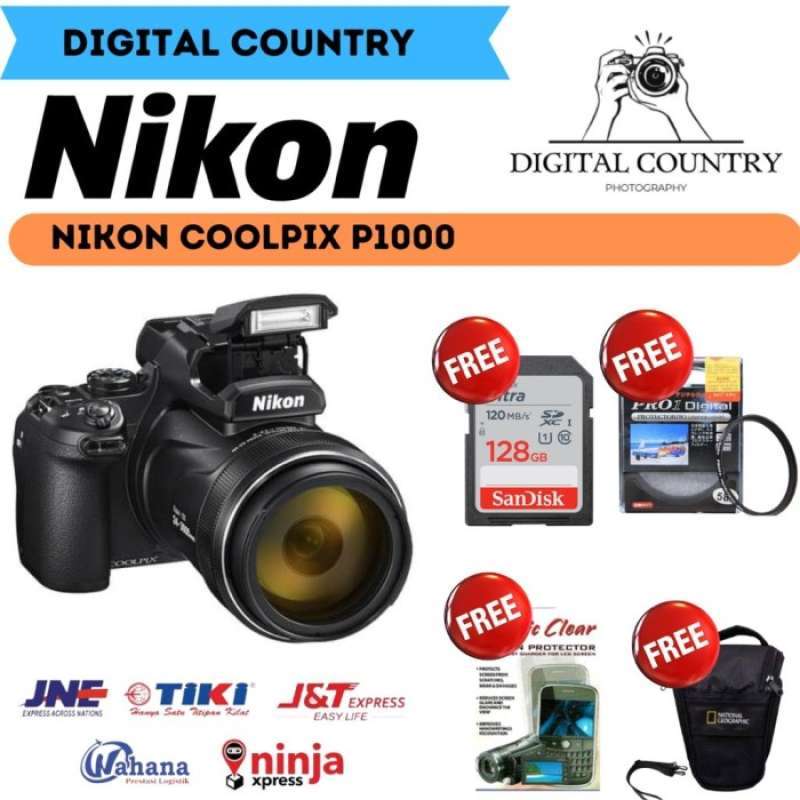 Promo NIKON COOLPIX P1000 KAMERA NIKON P1000 NIKON P1000 Diskon 23
