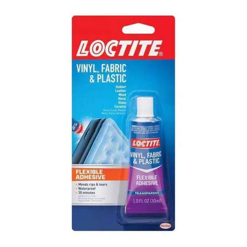 Promo Loctite Vinyl Fabric Plastic Flexible Adhesive Glue Lem Plastik