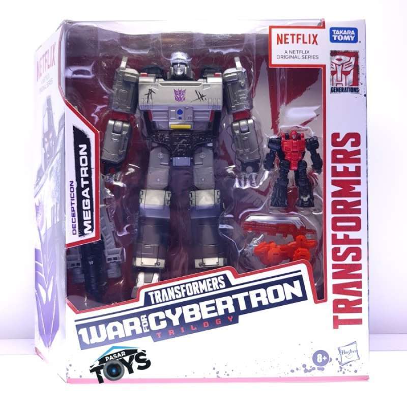 Transformers Optimus Prime Voyager Class - Con Enerax E Sheeldron, Netflix War For Cybertron