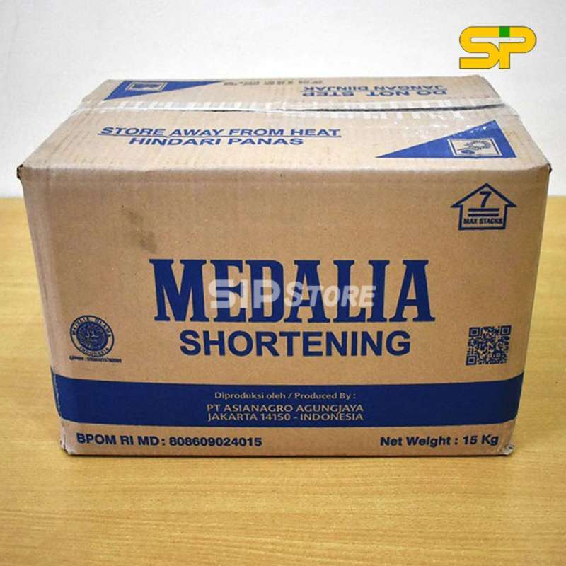 Jual Mentega MEDALIA Shortening 15kg / Mentega MEDALIA Putih TAWAR 15