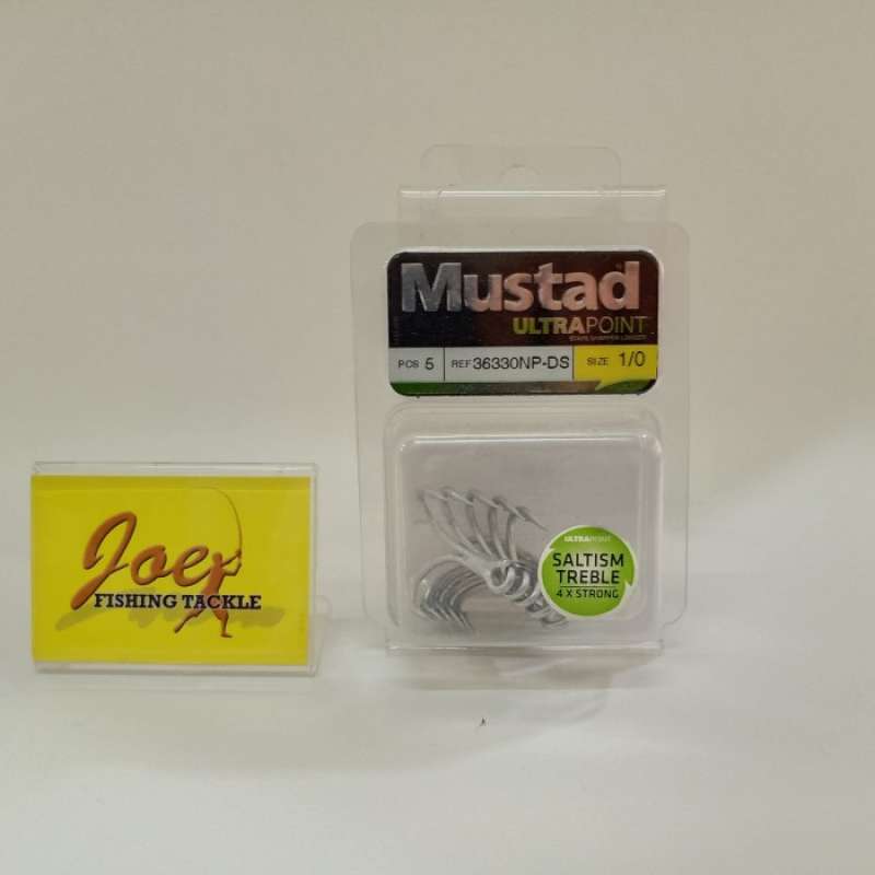 Promo Mustad Treble Hook 36330Np-Ds Size 1/0 Ultra Point - 4X Strong 6 Pcs Diskon 17% di Seller ...