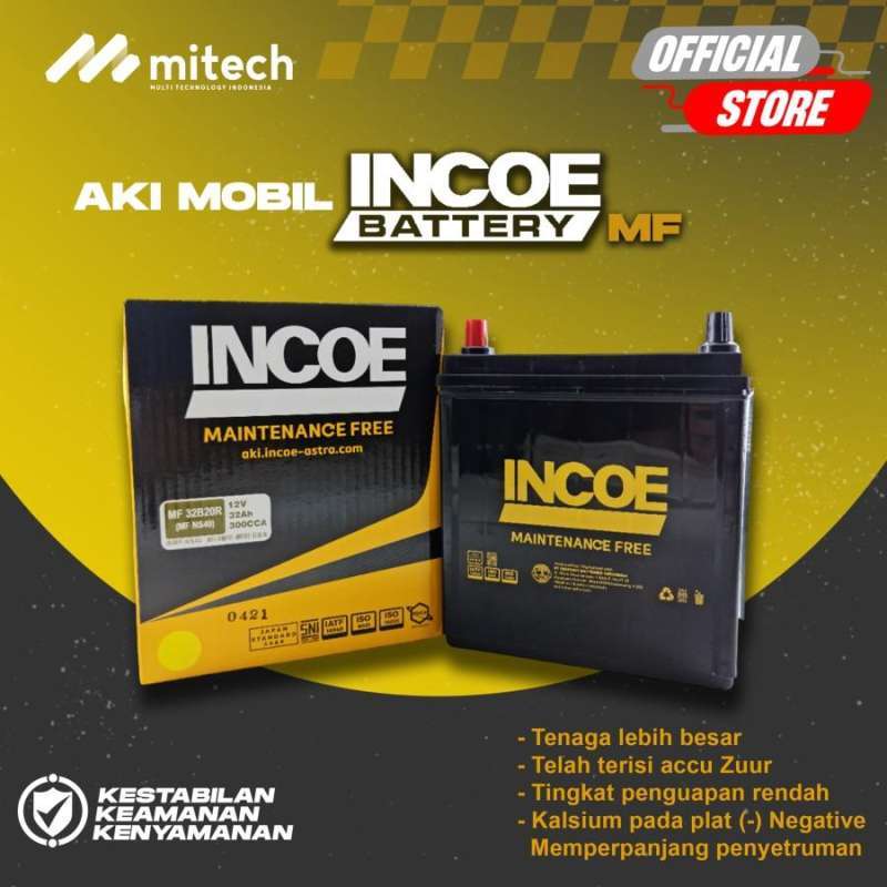 Jual Aki Mobil Chevrolet Spark INCOE MF Astra NS40 Aki Kering 12V