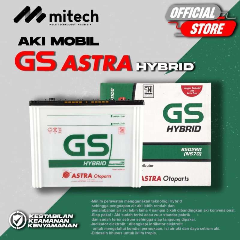 Jual Aki Mobil Isuzu Panther Diesel Gs Hybrid Ns70 Aki Basah 12v / 65ah