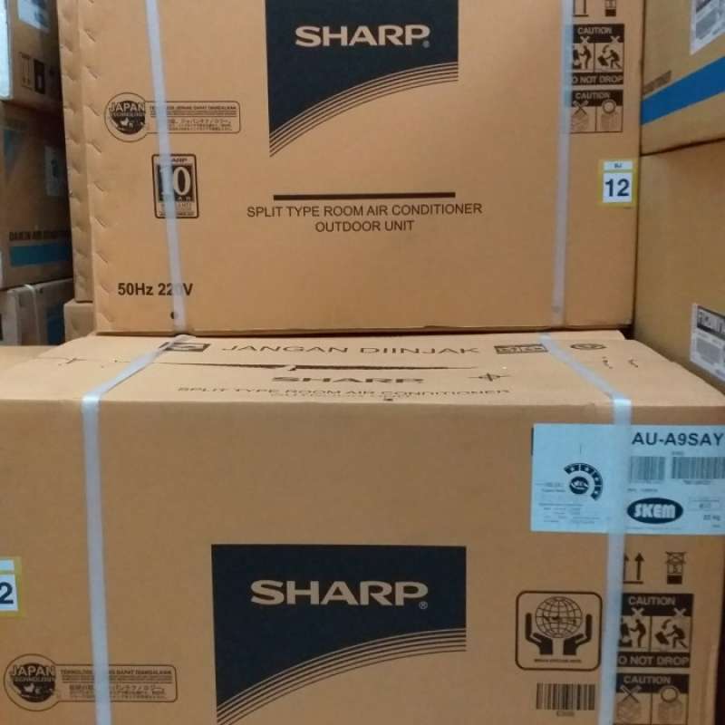 Promo Outdoor ac sharp 1 pk AH 9SAY thailand R32 baru segel kardus