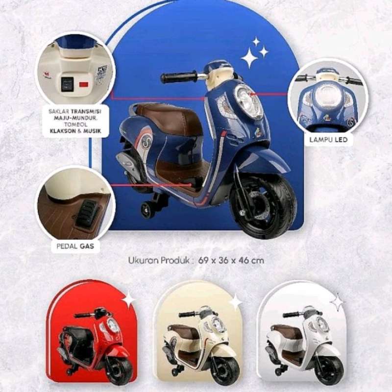 Jual MOTOR AKI ANAK HONDA SCOOPY di Seller TOKO 168 - Panunggangan