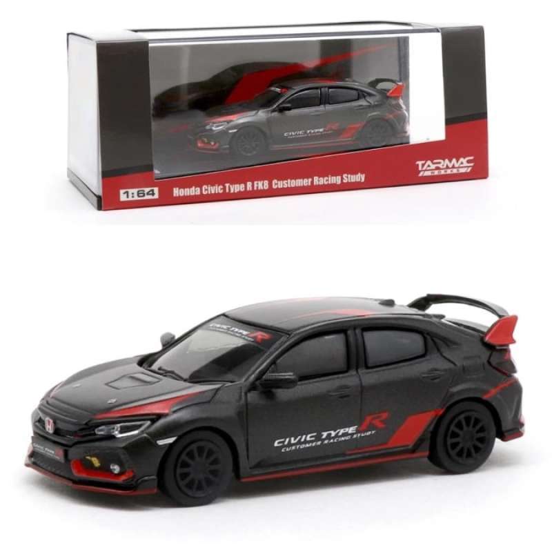 Tarmac Works 1:64 Honda Civic Type R  FK2  Année De Construction 2016 Bleu Metallique T64 003 Bl