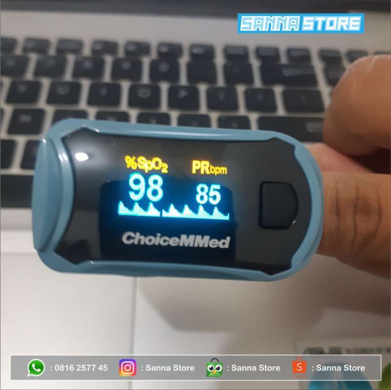 Promo New Pulse Oximeter Choicemmed Md300C29/ Pengukur Oksigen Darah