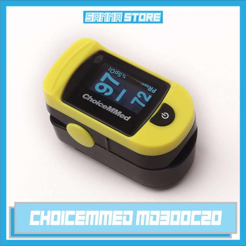 Promo Pulse Oxymeter Choicemmed Md300C20 Alat Pengukur Oksigen Darah