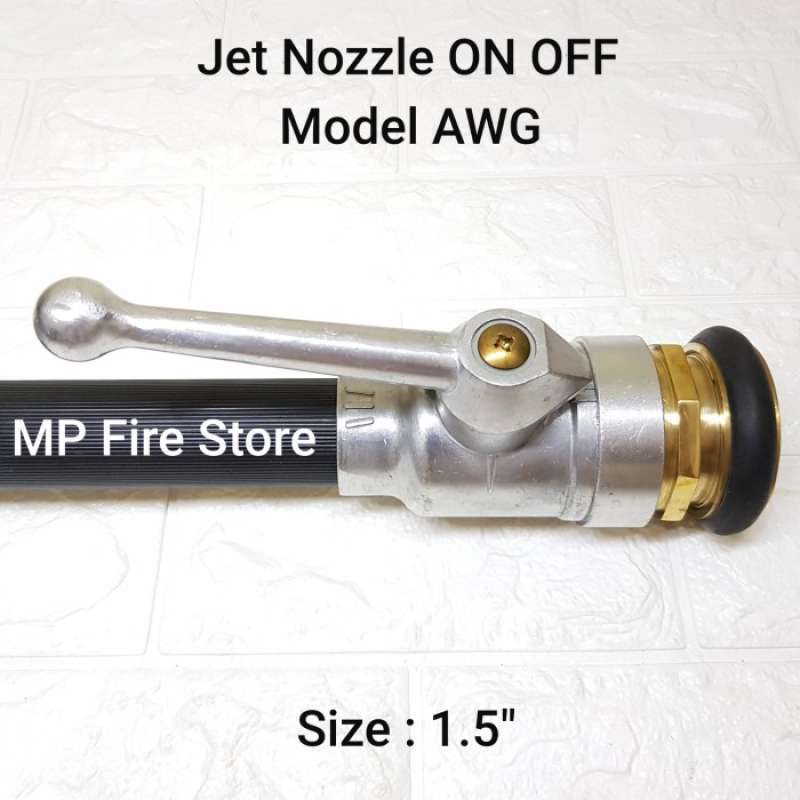 Jual Fire Hose Spray Jet Nozzle Pemadam 1.5 Inch Machino Awg Variable