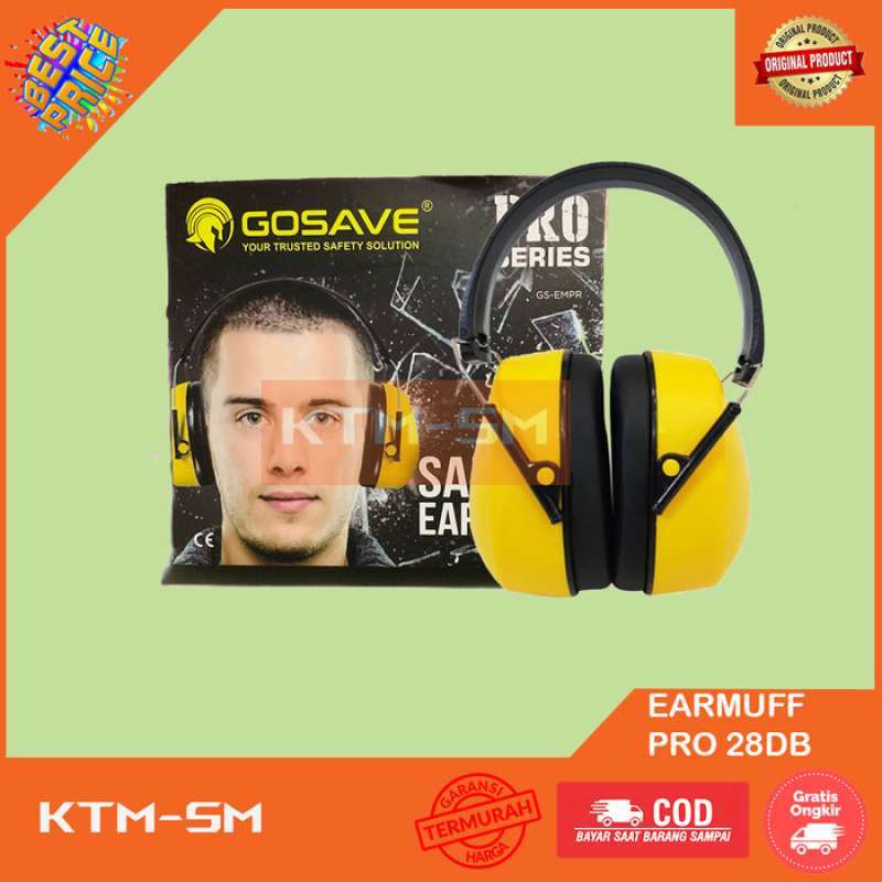 Promo Earmuff Gosave Pro Series Premium Penutup Telinga Ear Muff