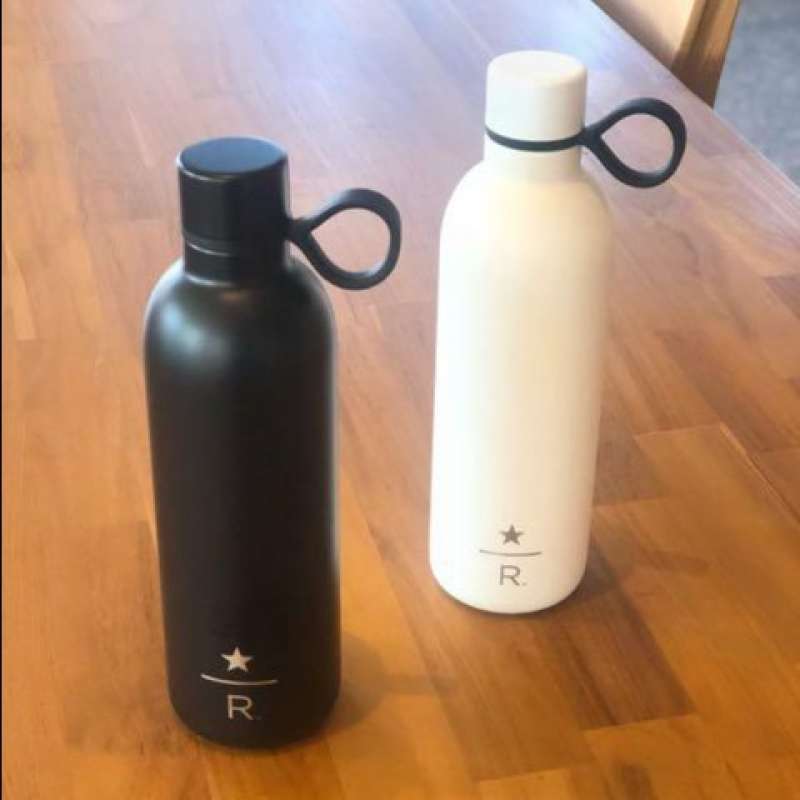 Promo Tumbler Starbucks Reserve Milano Matte Black / White Venti 20 Oz 595Ml Diskon 13 di