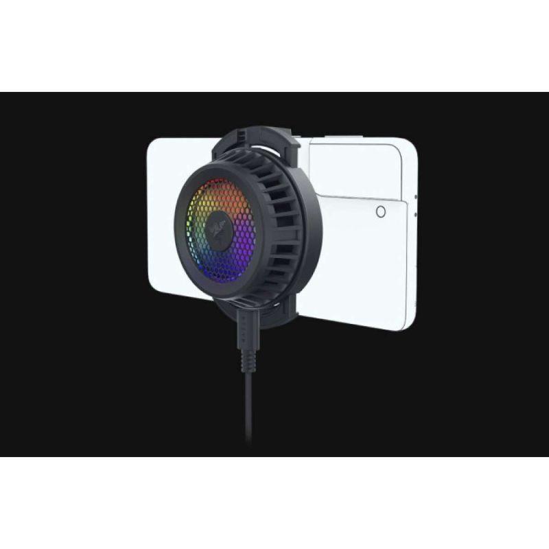 Razer Phone Cooler Chroma Avec MagSafe - Ventilateur Refroidissement RGB Pour Smartphone