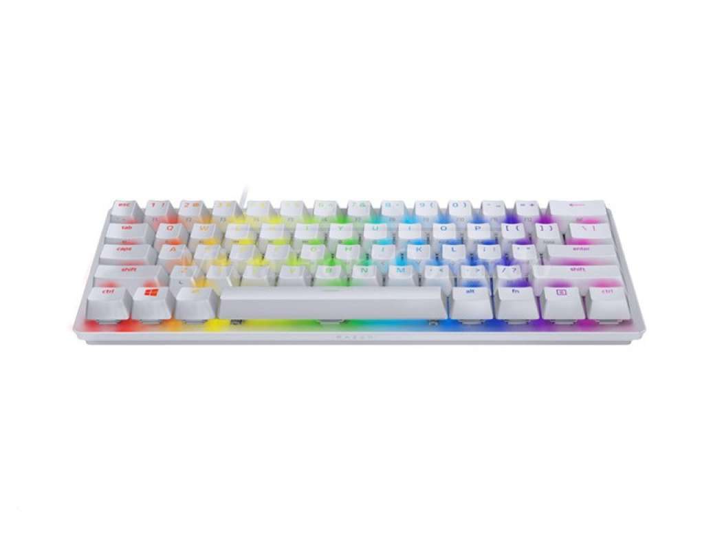 Jual Razer Keyboard Gaming Huntsman Mini Mercury Linear Red Switch Di ...