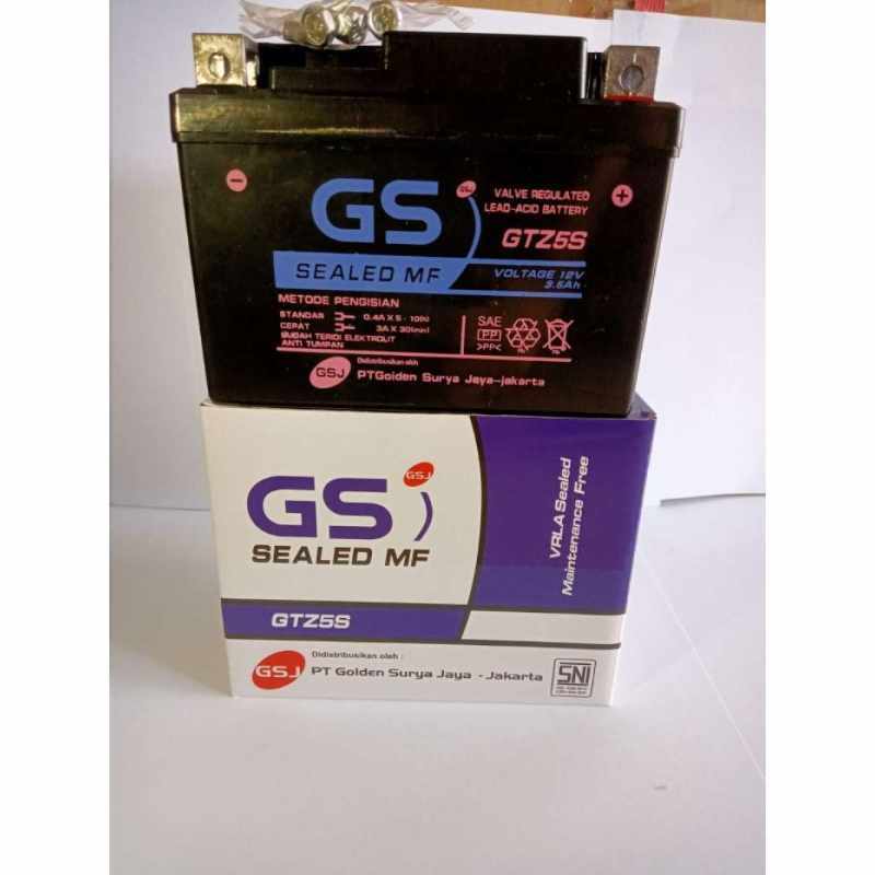 Jual aki kering motor yamaha vixion old new jupiter z byson gs gtz5s
