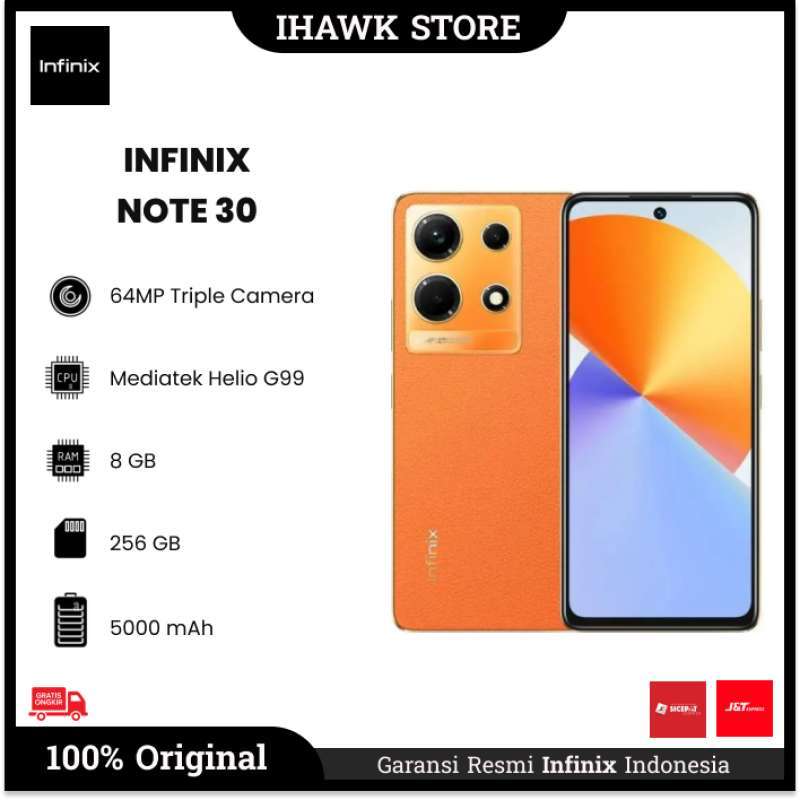 Jual Infinix Note 30 8/256 GB 8/256GB Garansi Resmi 12 Bulan di Seller ...