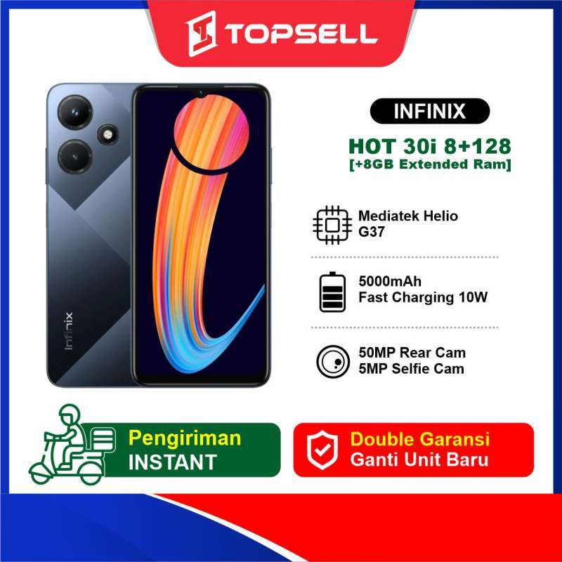 Jual Infnix Hot 30i 8/128GB [+8GB Extended Ram] Original Garansi Resmi ...