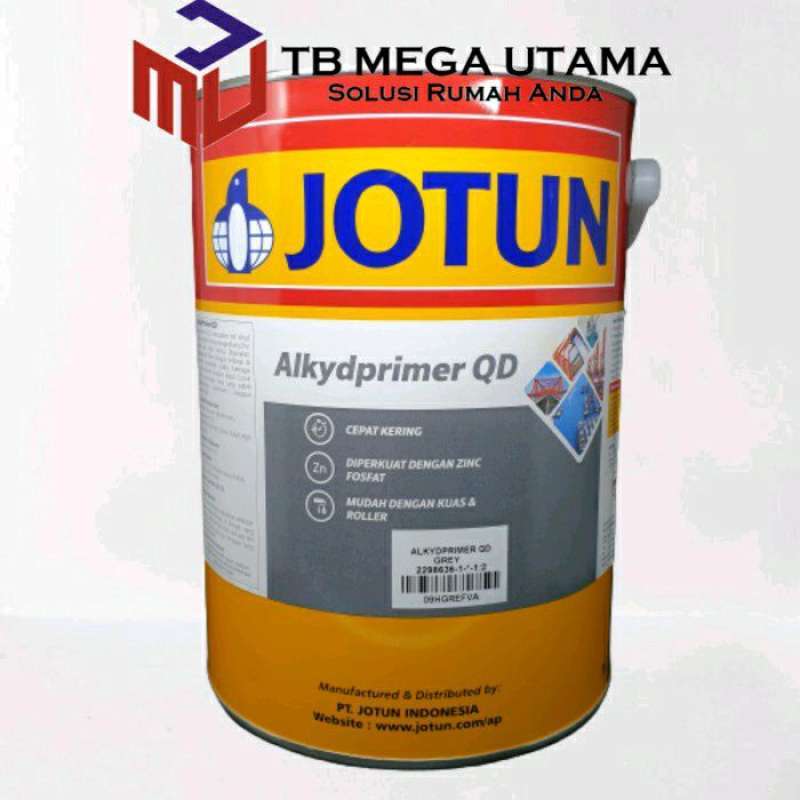 Jual Jotun Alkydprimer QD Grey 5 Liter Cat Dasar Protective Abu Abu