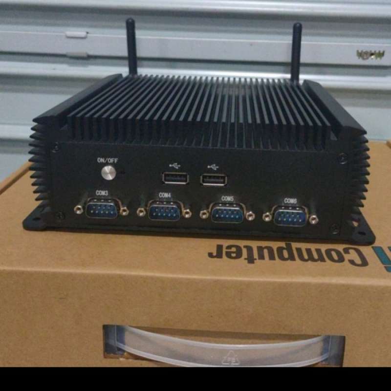 Serial Comm Drop Building Promo Industrial Mini Pc I3 Dual Lan 2 Vga + Hdmi 6 Serial Comm 6 Usb ...