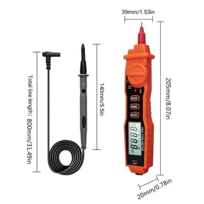 Promo Mini Pen Multimeter Digital - Multi Meter Saku - Tester Volt AC ...