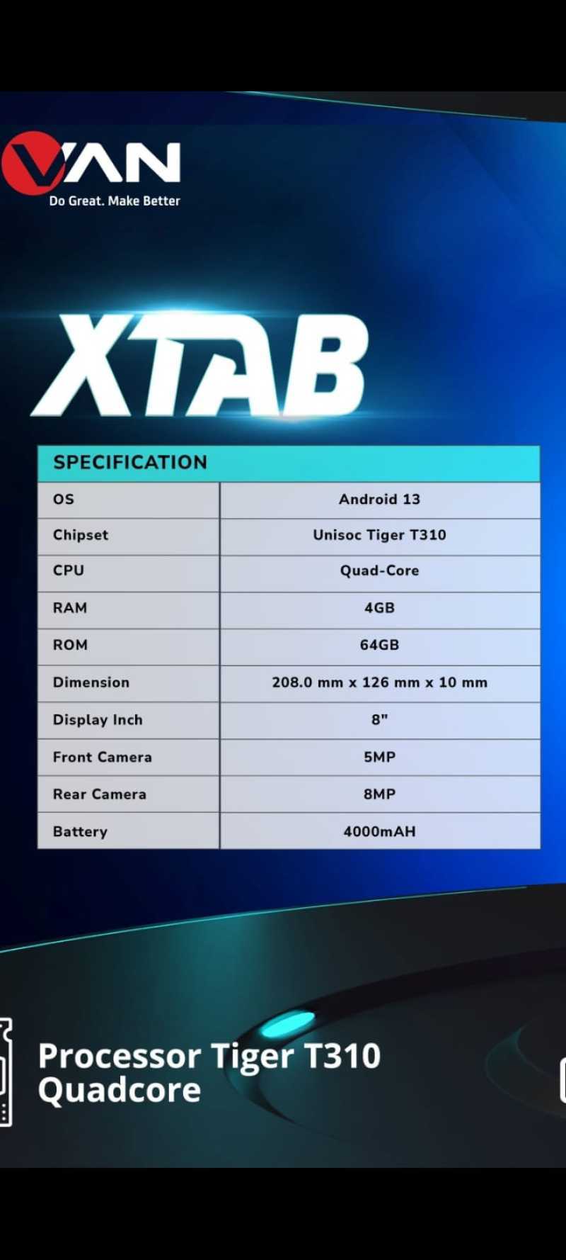 Xtab Format Jual Advan Xtab 4/64 Lte Garansi Resmi Di Seller Senjaya Selindo ...