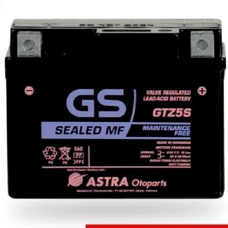 Jual Aki Motor Suzuki Shogun 125, Skywave - GTZ5S GS Astra ORIGINAL MF