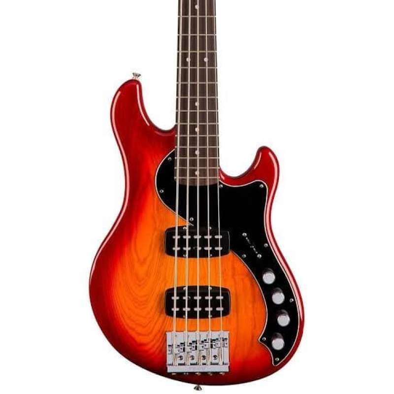 Promo fender deluxe active dimension 5 string bass guitar rw fb aged