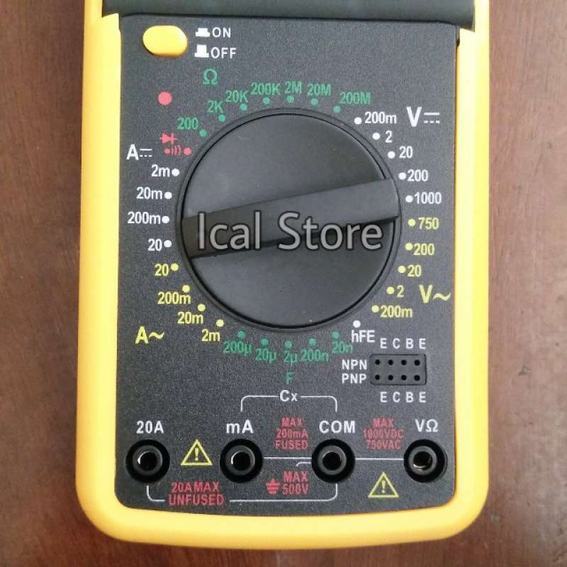 Promo MULTIMETER DT9205A - MULTITESTER DIGITAL DT-9205A - DISPLAY LCD ...
