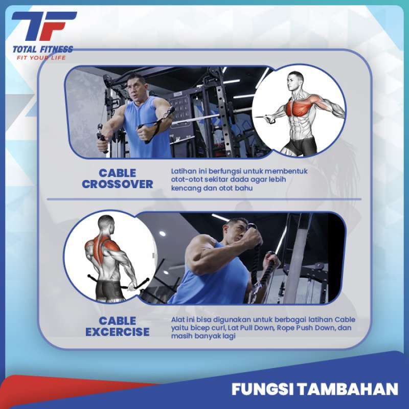 Total Gym Rack Promo Total Fitness Power Rack + Beban Alat Angkat Beban Tl-026 Diskon ...