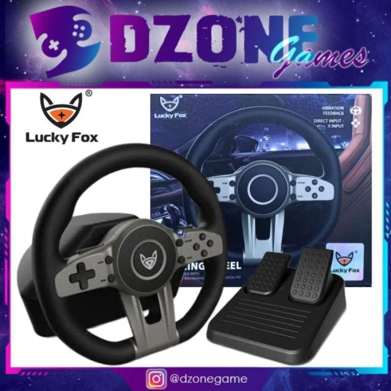 Promo Lucky Fox Racing Wheel RW10 for PS5 /PS4 / XBOX SERIES / SWITCH ...