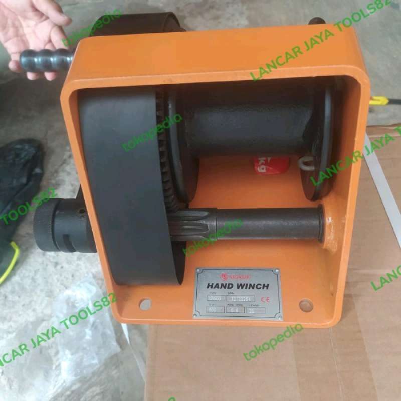 Promo Katrol Manual 500 Kg Hand Winch Nagasaki Heavy Duty Diskon 23 di