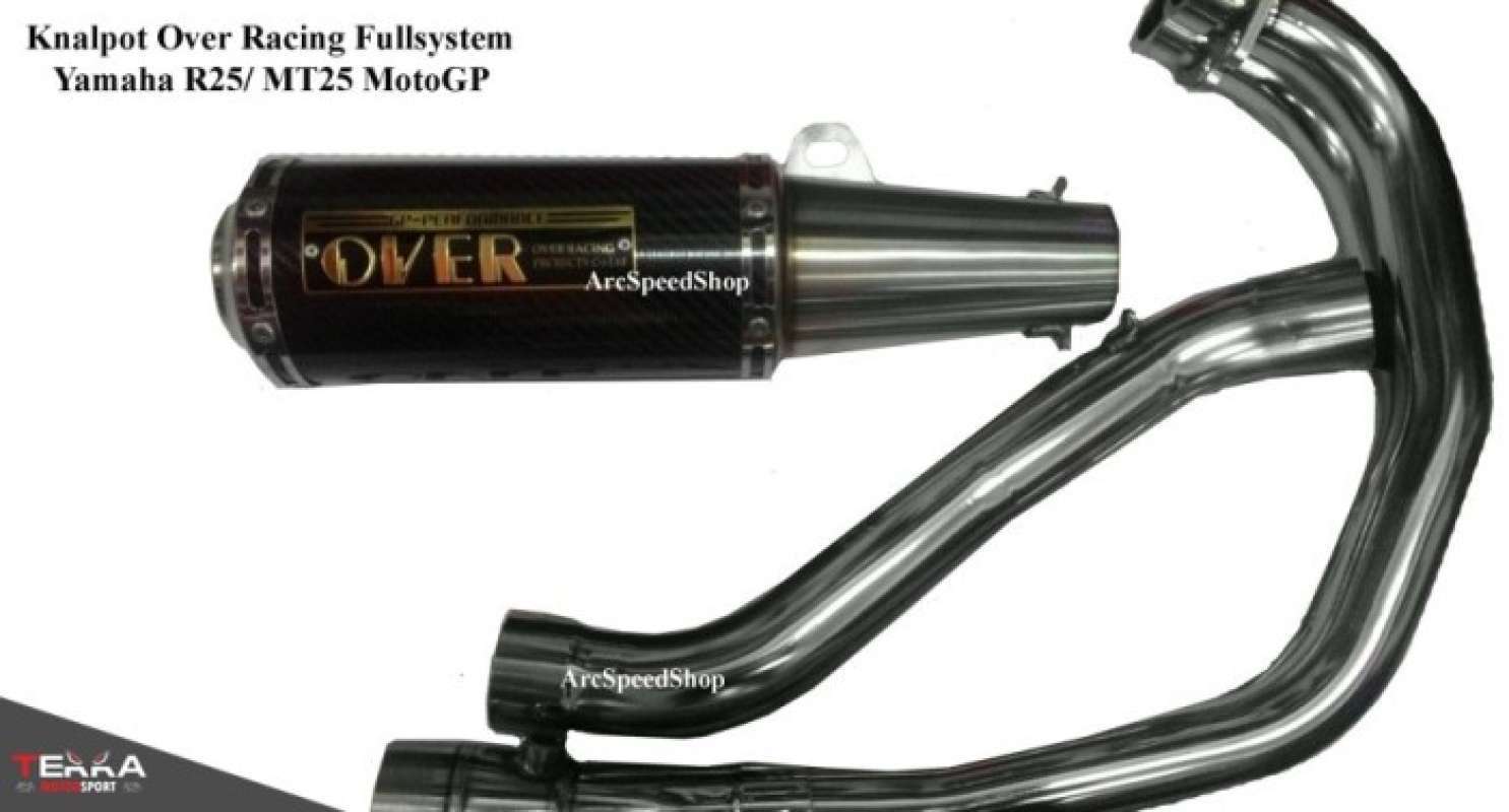 Knalpot Over Racing R25 Promo Knalpot Over Racing Yamaha R25/mt25 Fullsystem Carbon Diskon 23% ...