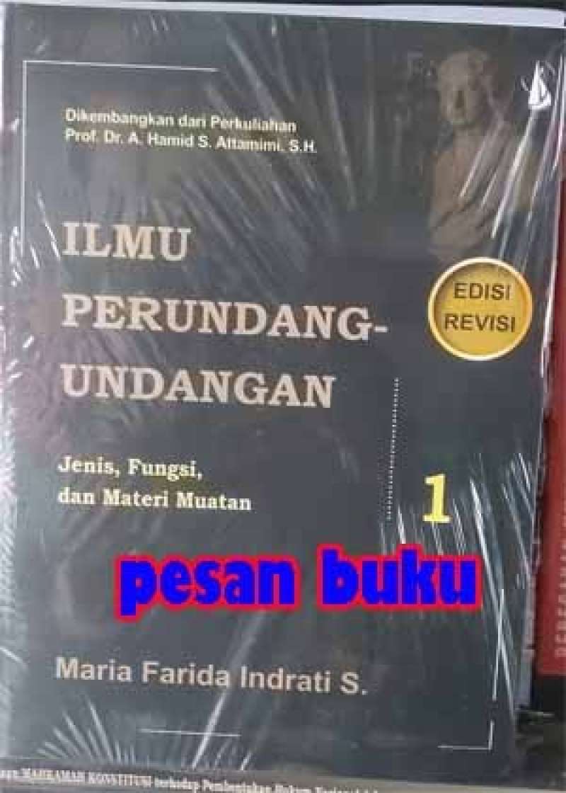 Promo Buku Lmu Perundangundangan Edisi Revisi Buku 1 Dan 2 Diskon 23