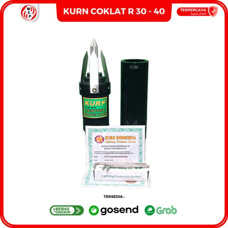 Promo Penangkal Petir Kurn R30-40 Radius 30 Meter Sampai 40 Meter ...
