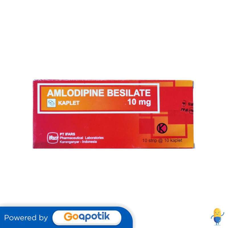 Jual Amlodipine Besilate Ifars 10 Mg Box 100 Kaplet Di Seller Apotek ...