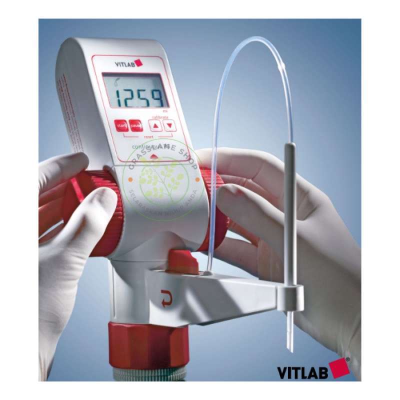 Promo Digital Continuous Bottle Top Burette / Buret 25 ml Tipe E Vitlab