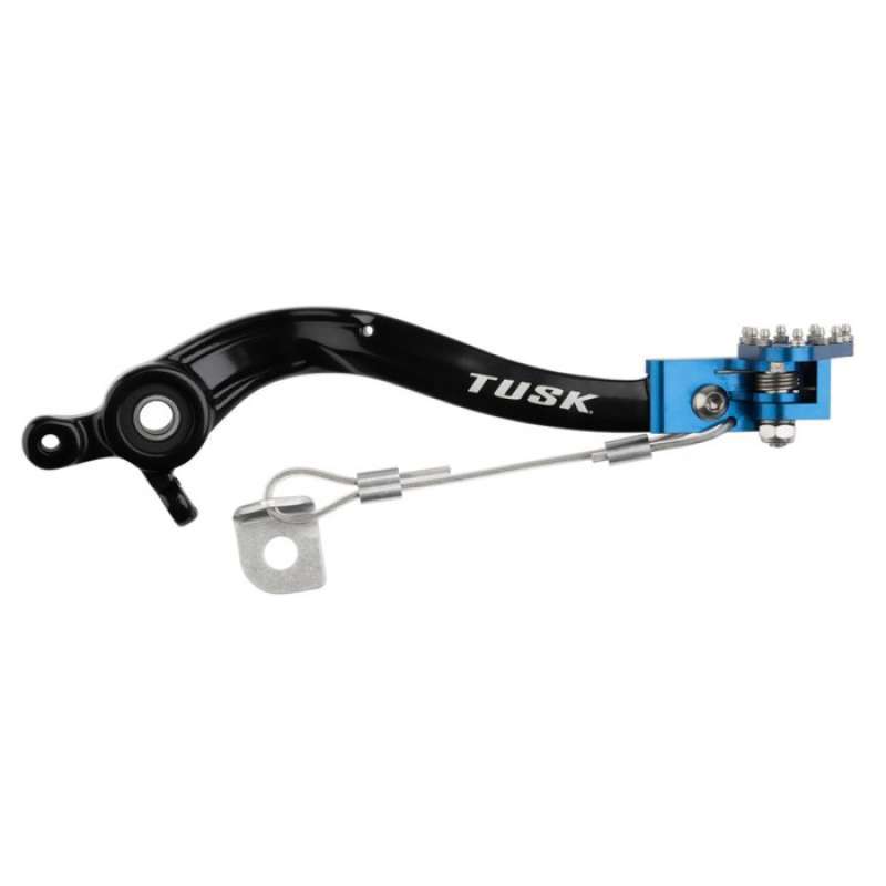 Tusk Aluminum Rear Brake Pedal – Orange Tip, Fits KTM 250-300 XC/SX/XC-W 2017-2022