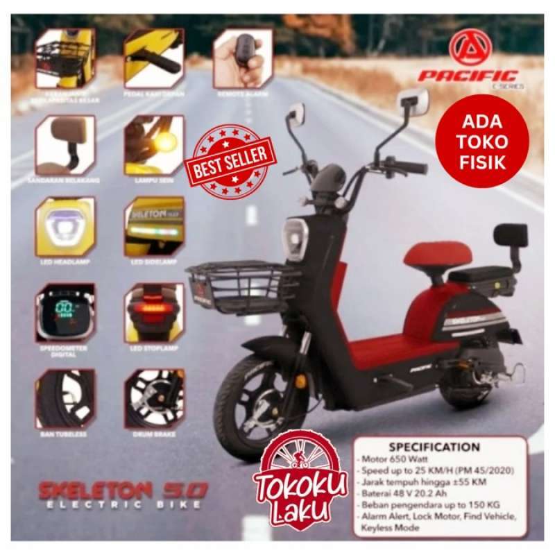 Jual Sepeda Listrik Skeleton Original Terbaru Harga Promo Murah April