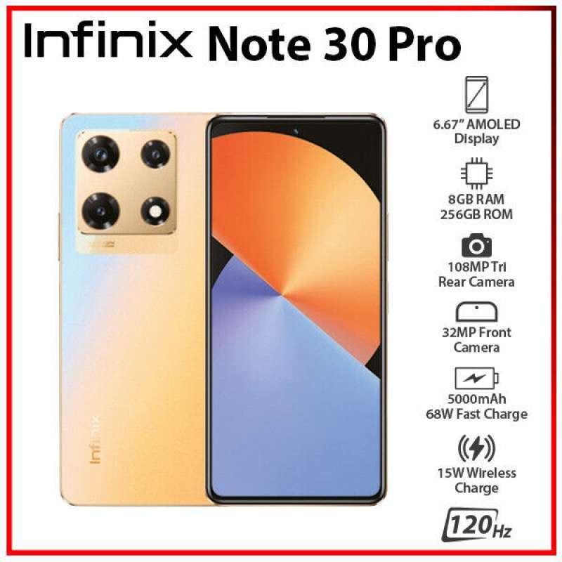 Jual Infinix Note 30 Pro 8/256 Garansi Resmi Di Seller Top Top Store ...