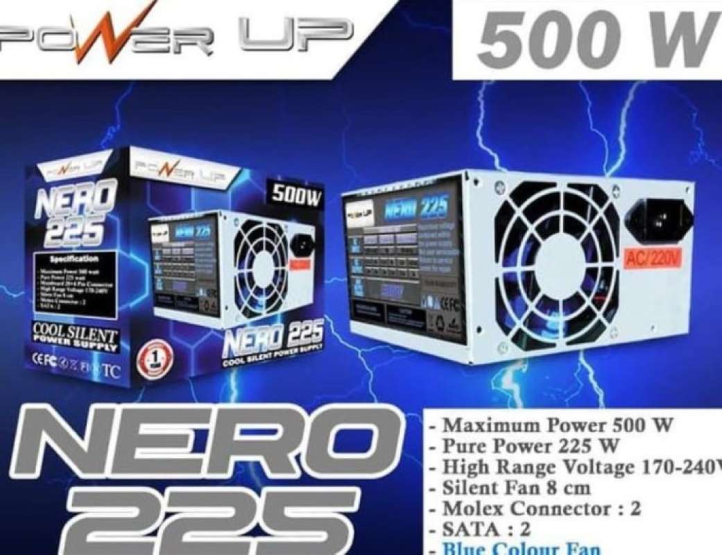 Promo Power Supply Pc Power Up 500W / 500 Watt Diskon 23 di Seller