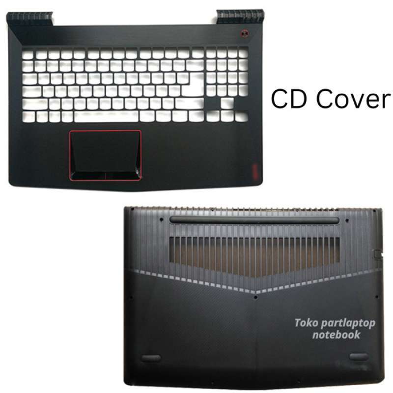 C-Shell Ersatz Für Lenovo Legion Y520/Y720 – Tastatur, Touchpad & Gehäuse In Schwarz/Rot