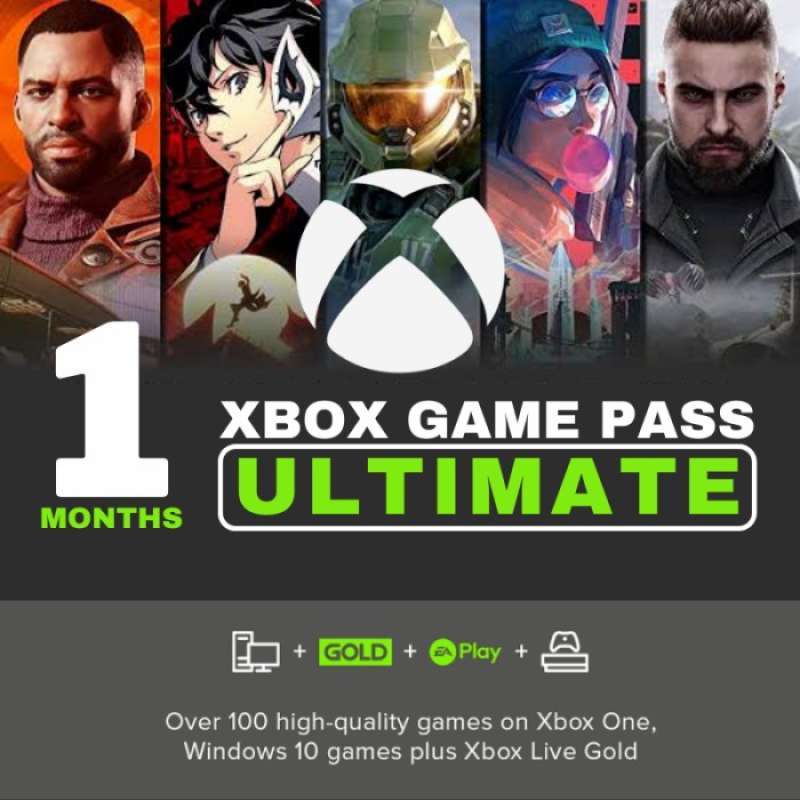 Jual Xbox Gamepass / Game Pass Ultimate Console & PC Windows 1 Bulan di