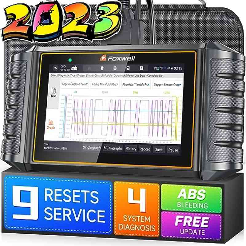 Jual FOXWELL 2023 NT716 OBD2 Scanner for Car Diagnostic Tool with 9