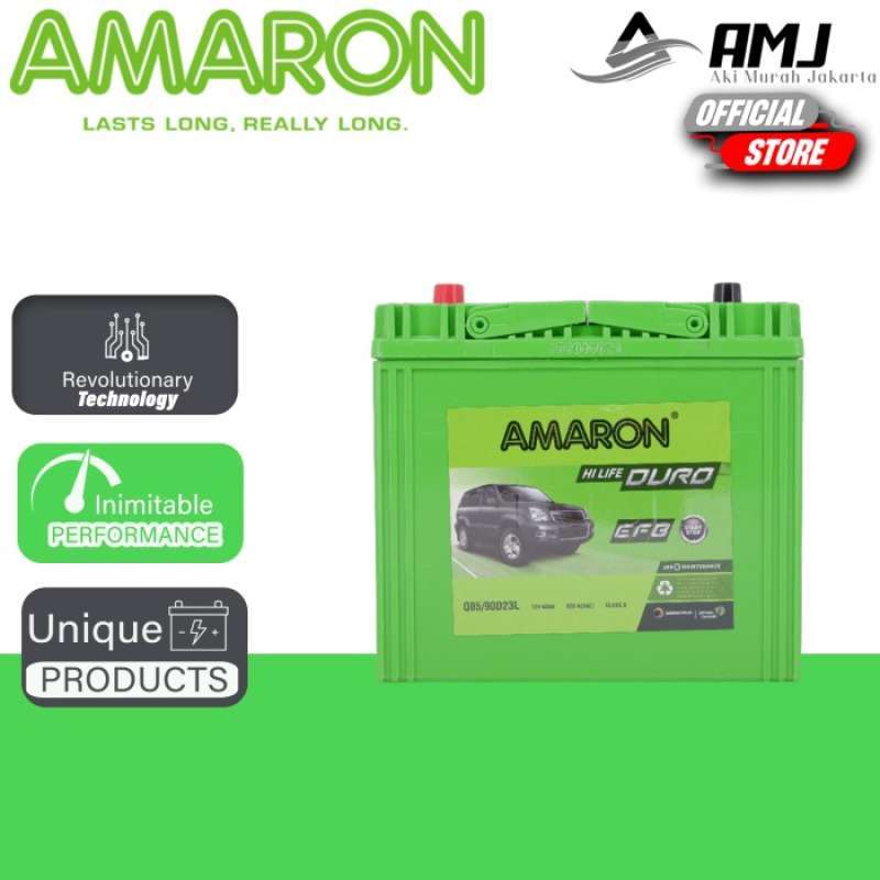 Promo Aki Mobil Mazda 2 Skyactive Q85 / 90D23L Amaron Hi-Life 12V