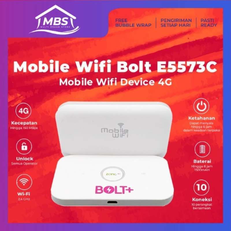 Jual Modem Wifi Mifi E5573c E5573 Bolt+ 4g Lte 150mbps Unlock All ...