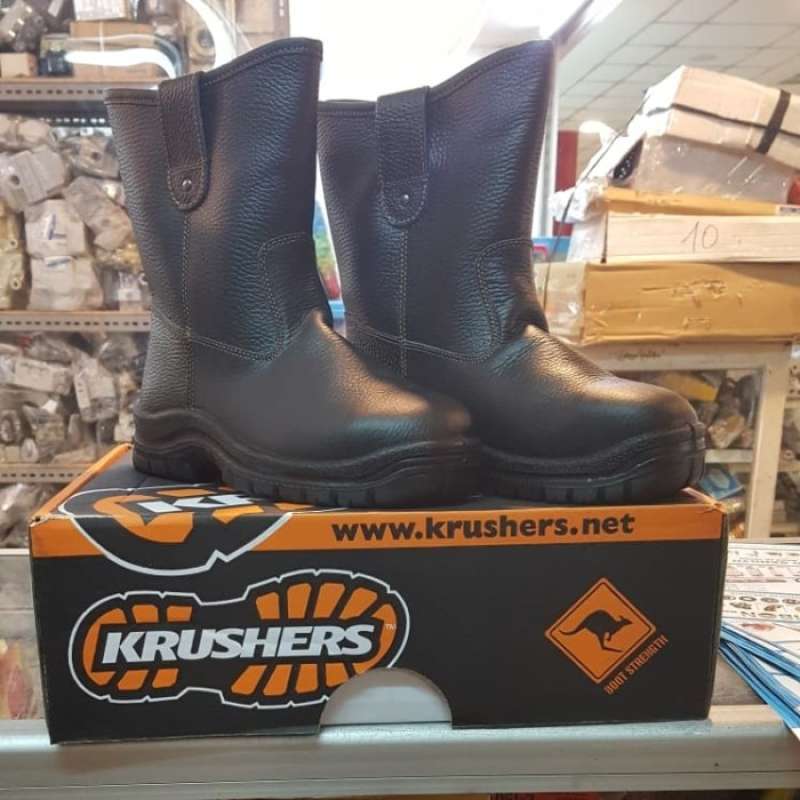 Promo Sepatu safety KRUSHER TEXAS / Safety Boots / Shoes Diskon 23 di