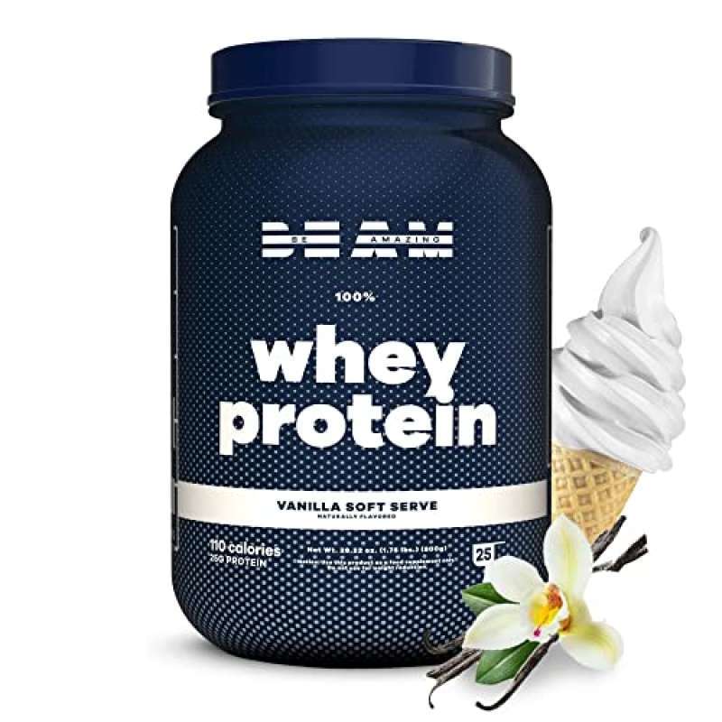 Promo BEAM Be Amazing Whey Protein Isolate Powder Soy and Gluten