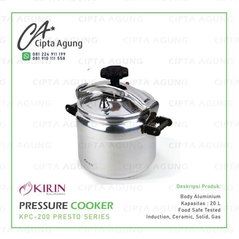 Promo PRESSURE COOKER 20 LITER KIRIN KPC200 PRESTO SERIES KPC200 KPC