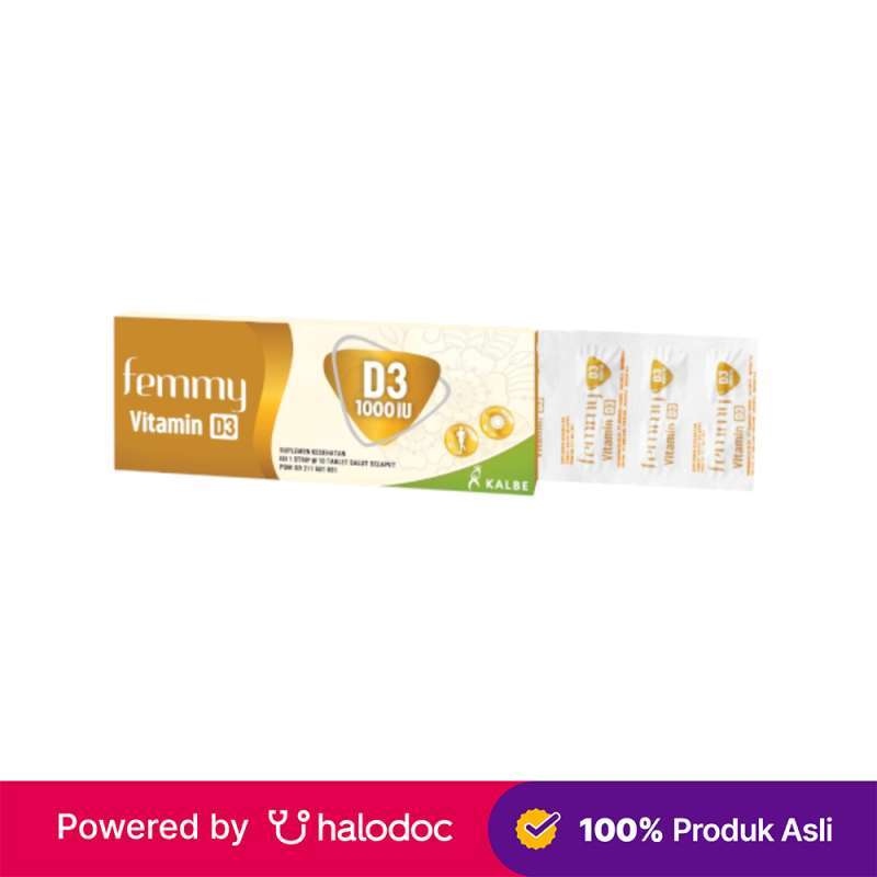 Jual Femmy Vitamin D3 1000 Iu 10 Tablet Di Seller Apotek K24 Cijerah